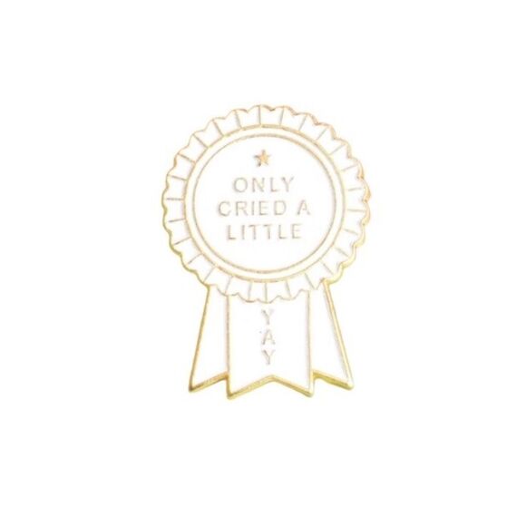“Only Cried a Little- Yay” Enamel Pin - Picture 7 of 7